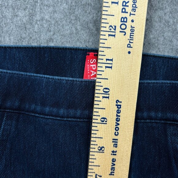 Spanx Pull On Jean-ish Ankle Leggings Jeans Women's Size Medium Medium Wash - Picture 10 of 13